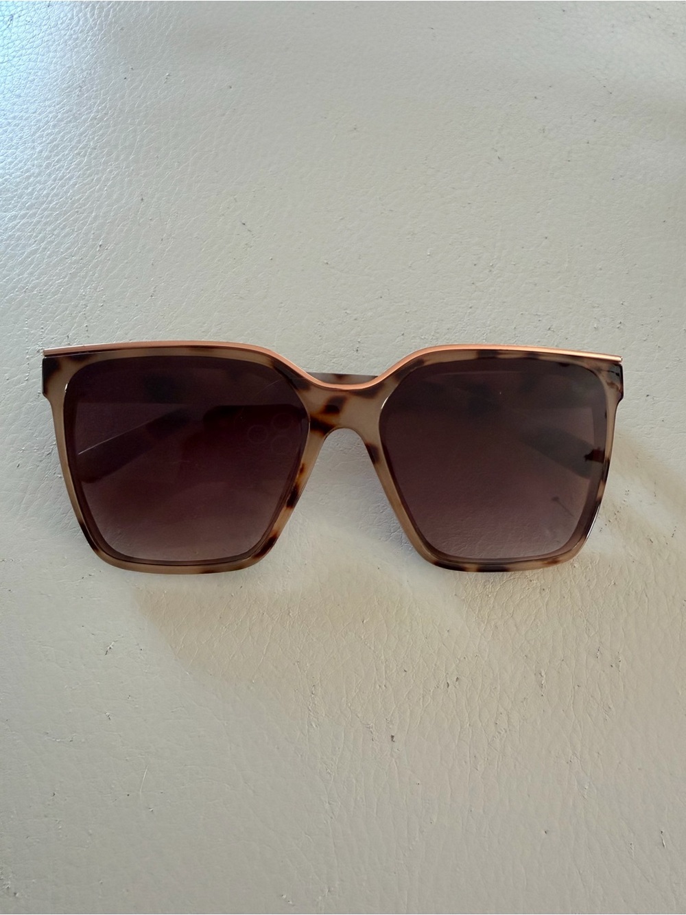 Tortoiseshell Square Frame Sunglasses - Women Accessories